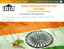 Tablet Screenshot of indiasa.org
